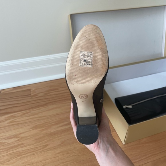 High Knee Leather Boots 9.5 - for skinny legs - Picture 10 of 15